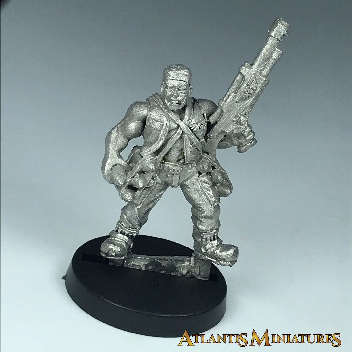 Metal Catachan Rocket Launcher Loader Imperial Guard - Warhammer 40K X945