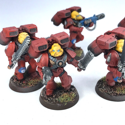 Classic Blood Angels Assault Squad Space Marines - Painted - Warhammer 40K C3740