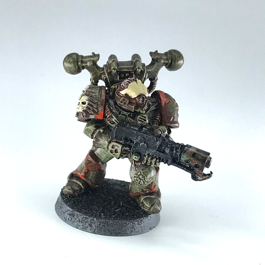 Plague Marine with Flamethrower Chaos Space Marines - Warhammer 40K Metal X11411