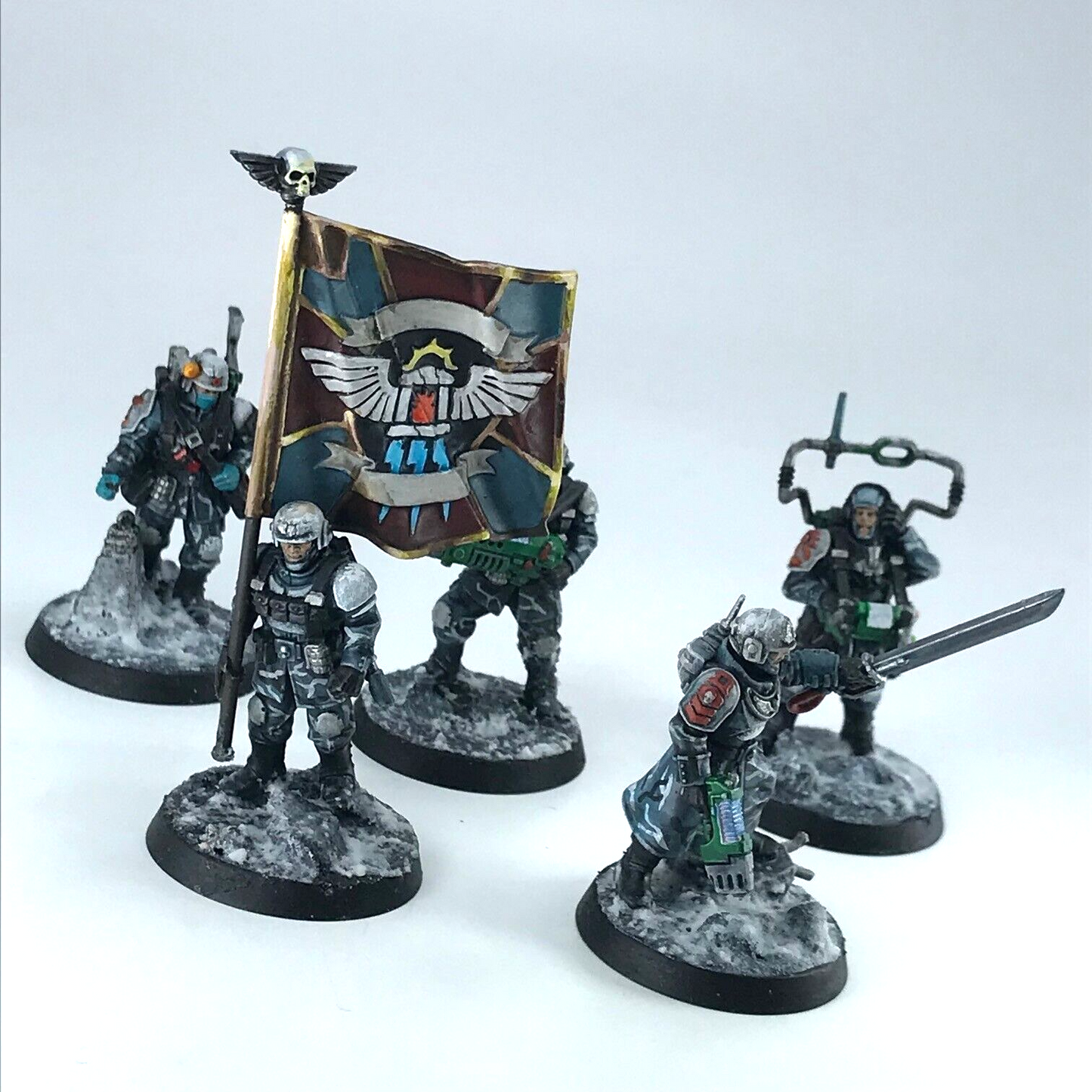 Cadian Command Squad Imperial Guard - Warhammer 40K Games Workshop C592