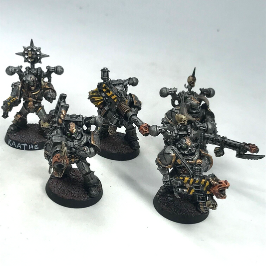 Chaos Space Marines Heavy Weapons Squad - Painted - Warhammer 40K C1109