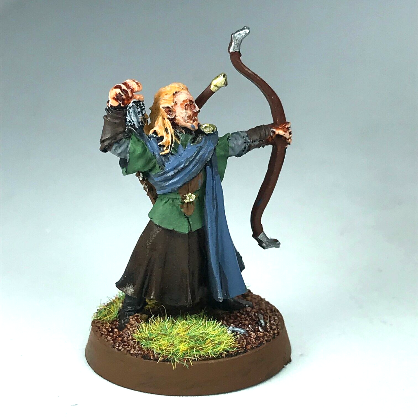 Metal Lothlorien Wood Elf Archer - Painted - Warhammer / Lord of the Rings X5119