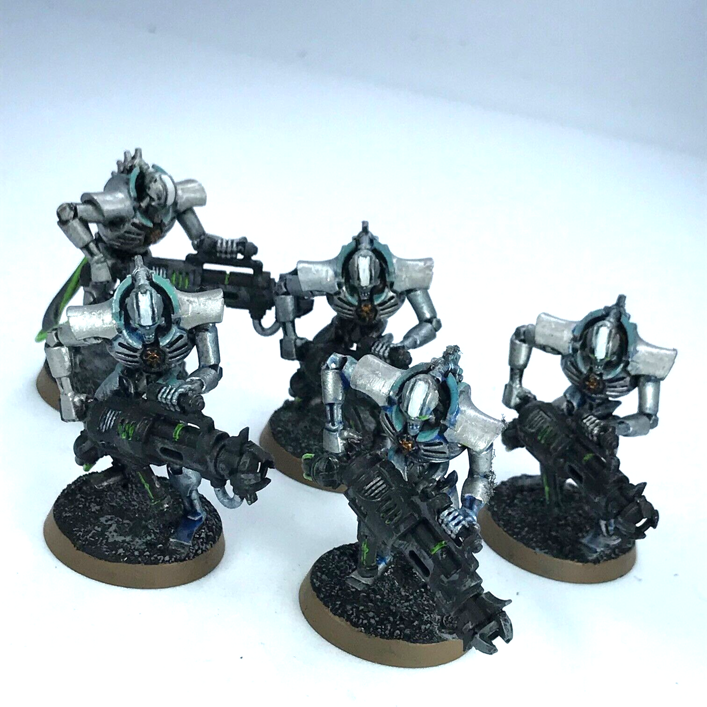 Necron Immortals with Tesla Carbines Necrons - Painted - Warhammer 40K C3810