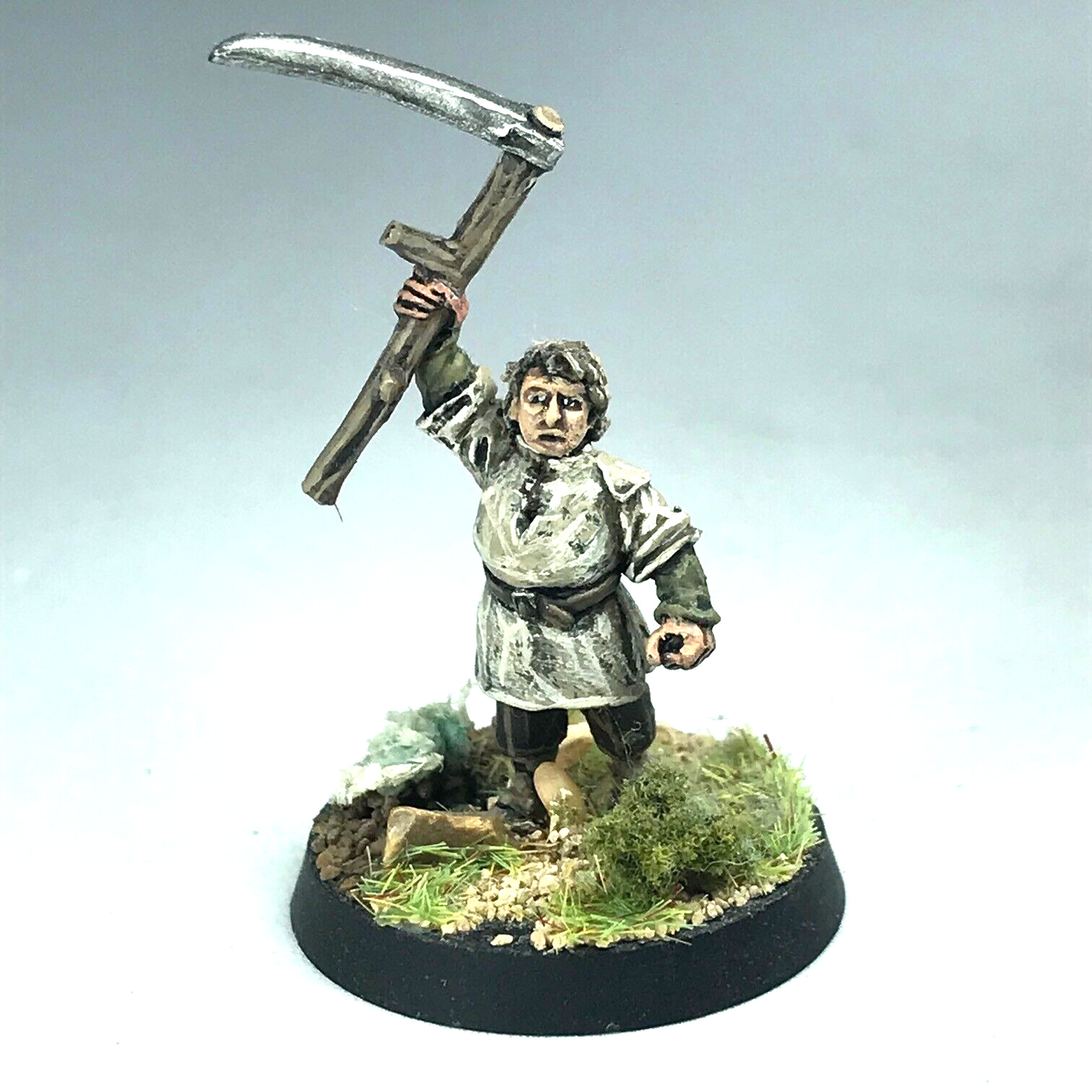 Metal Hobbit Farmer Maggott - Painted - Warhammer / Lord of the Rings X7688