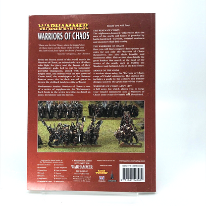 Warriors of Chaos Codex Warhammer Fantasy - Warhammer Games Workshop M873