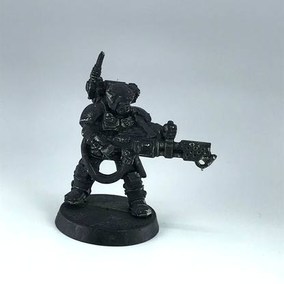 Imperial Guard Kasrkin Stormtrooper Flamethrower - Warhammer 40K Metal X5022