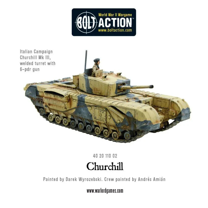 Churchill Infantry Tank - Warlord Games Bolt Action Miniatures