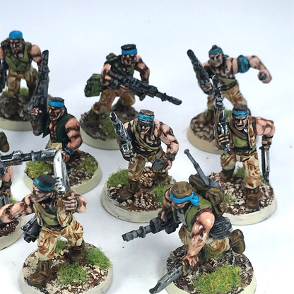 Imperial Guard Catachan Section Squad  - Painted - Warhammer 40K C1685