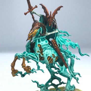 Nighthaunt Knight of Shrouds on Steed Painted - Warhammer Age of Sigmar