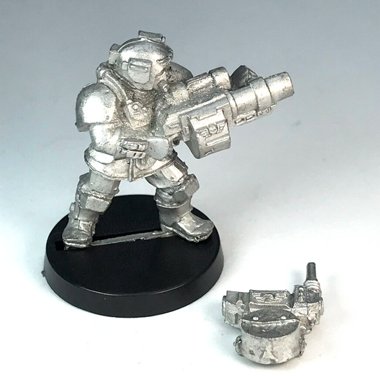 Imperial Guard Kasrkin Stormtrooper Grenade Launcher - Warhammer 40K Metal X3096