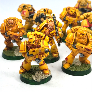 Classic Imperial Fist Tactical Squad Space Marines - Painted Warhammer 40K C3437