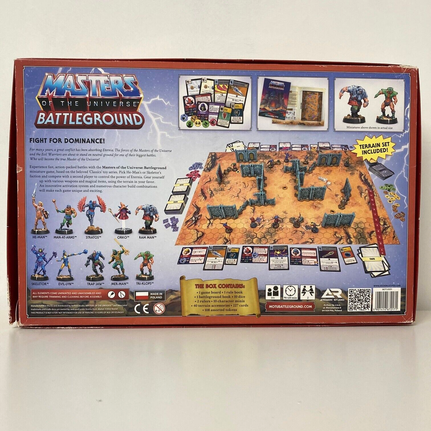 Masters of The Universe Battleground Starter Set - Board Game