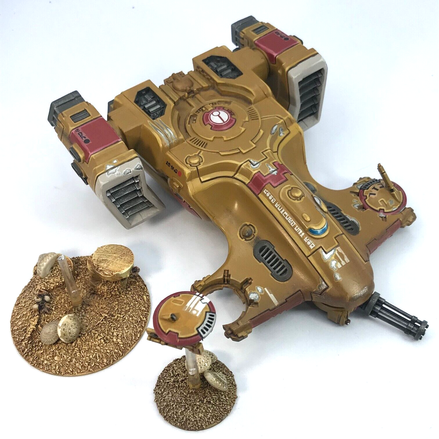 Tau T'au Empire TY7 Devilfish - Painted - Needs Re-gluing - Warhammer 40K BOX4