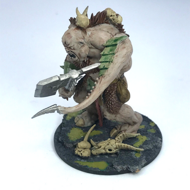 Converted Maggotkin of Nurgle Ogre Beast Painted - Warhammer Age of Sigmar