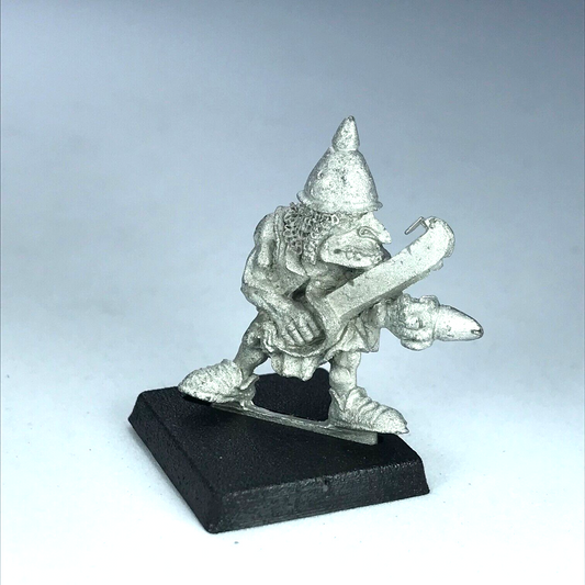 Classic Metal Goblin Warrior Dated 1988 Orcs & Goblins Warhammer Fantasy X9337