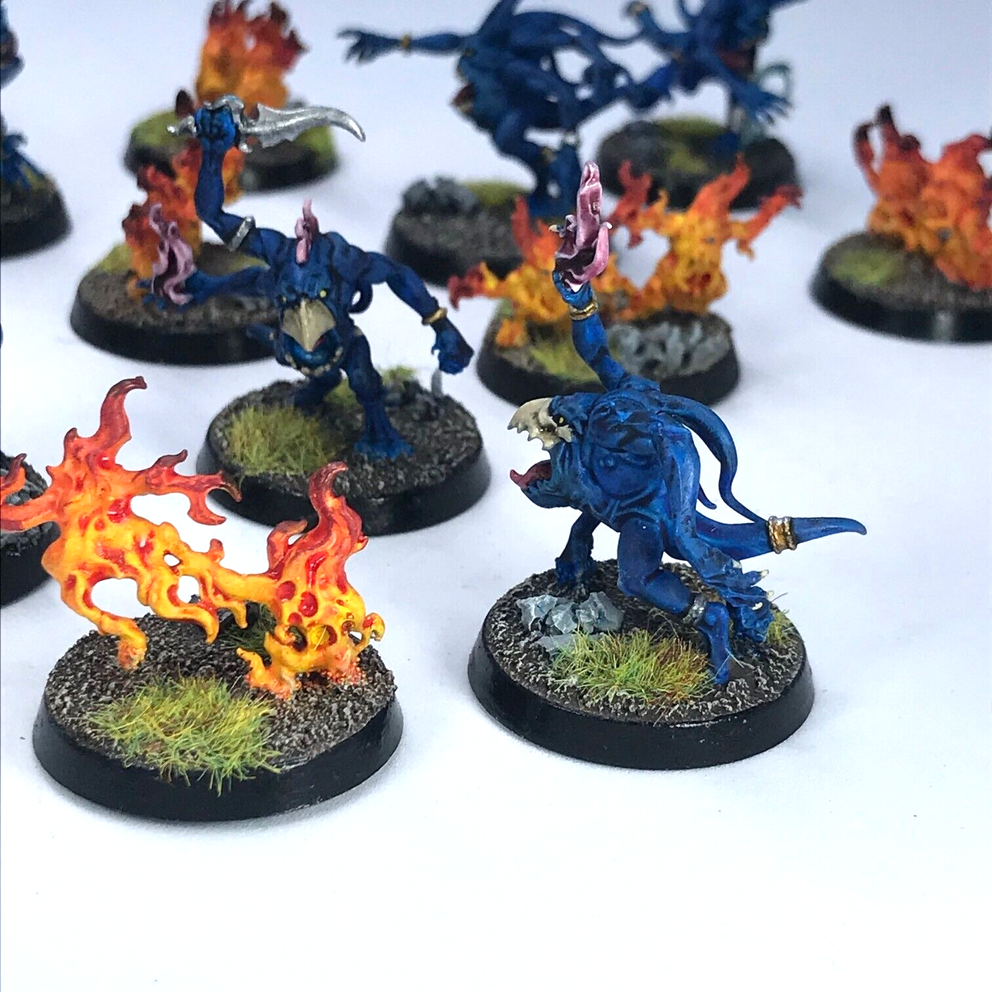 Blue Horrors of Tzeentch Chaos - Warhammer Age of Sigmar Painted C4028