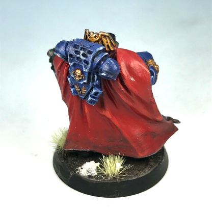 Classic Space Marine Ultramarines Captain - Painted - Warhammer 40K X8713