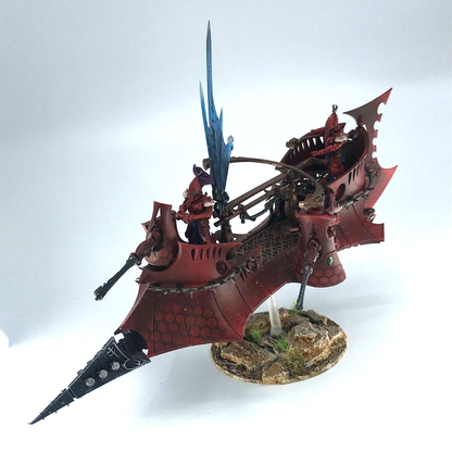 Drukhari Ravager Ship Dark Eldar - Painted - Warhammer 40K Games Workshop BOX194