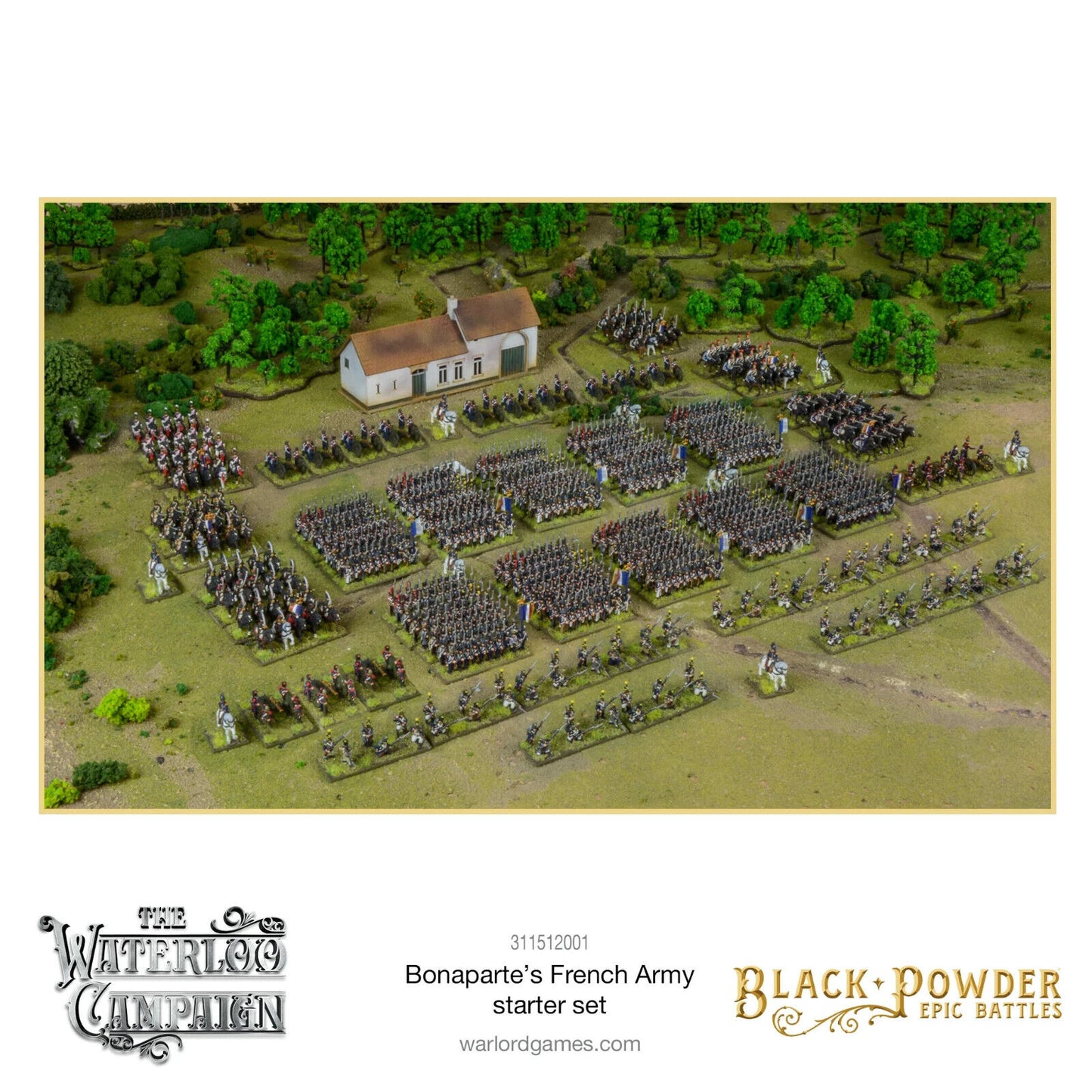 Bonaparte's French Army Starter Set - Warlord Games Epic Black Powder Miniatures