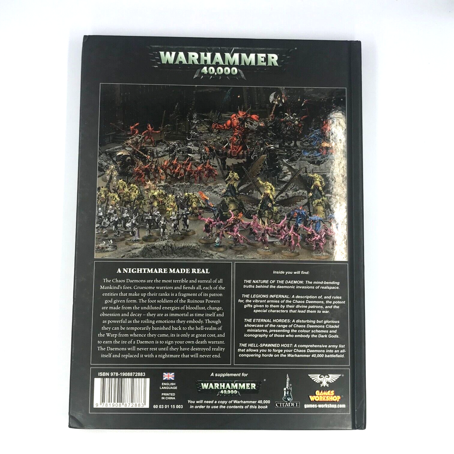 Chaos Daemons Codex Guidebook Games Workshop - Warhammer 40K M85