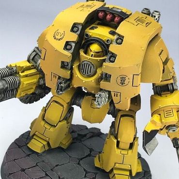 Leviathan Siege Dreadnought Imperial Fists Warhammer The Horus Heresy Painted