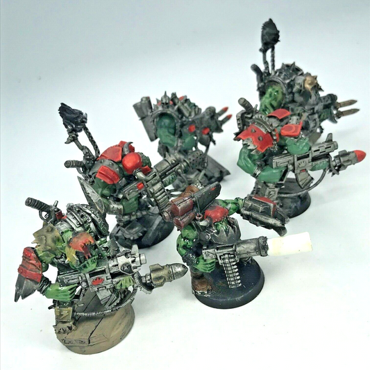 Part Converted Space Orks with Heavy Weapons - Warhammer 40K C2361