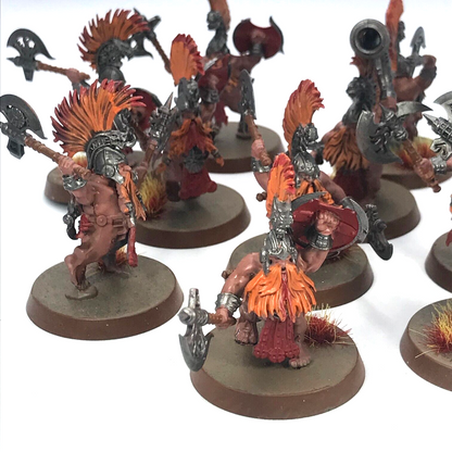 Vulkite Berzerkers Fyreslayer Dwarfs - Painted - Warhammer Age of Sigmar C3020