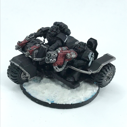 Dark Angels Ravenwing Attack Bike - Warhammer 40K Painted Games Workshop C2928