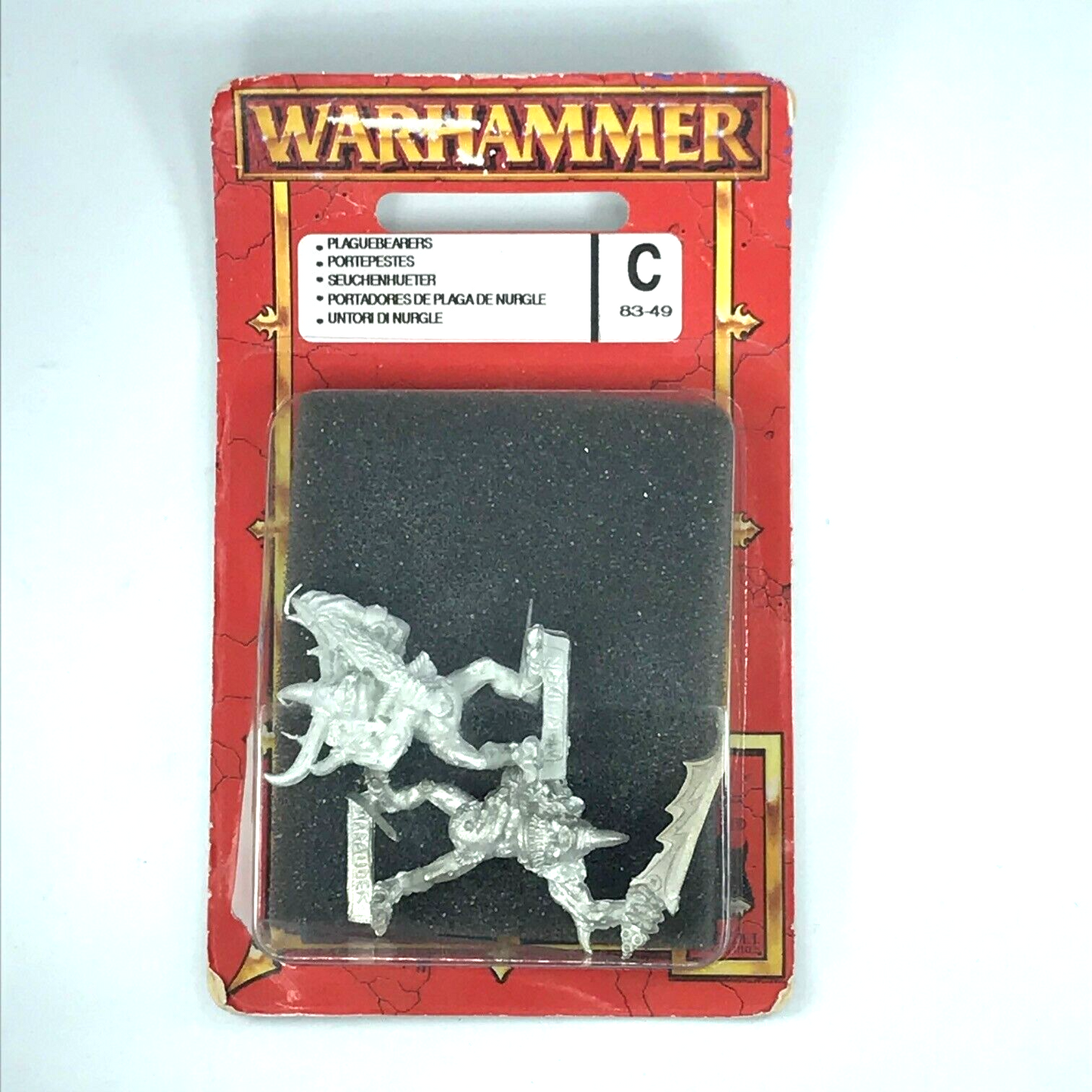 Metal Classic Chaos Plaguebearer Blister - Warhammer Fantasy C1631