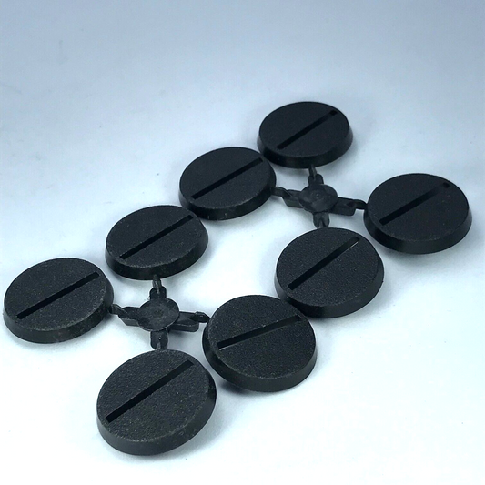 X8 Original GW 2003 25mm Round Bases Slotta - Warhammer 40K / LOTR X11257