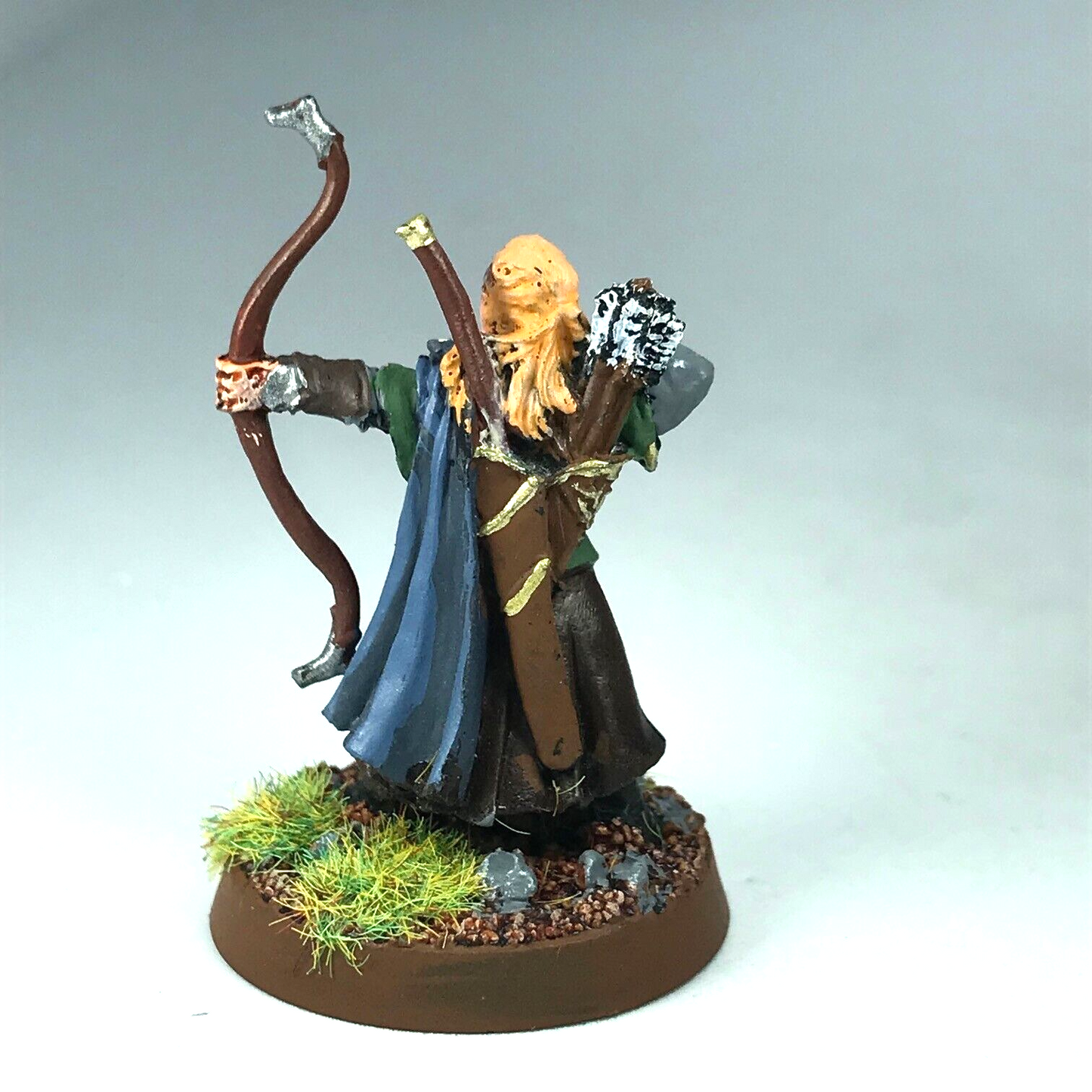 Metal Lothlorien Wood Elf Archer - Painted - Warhammer / Lord of the Rings X7674