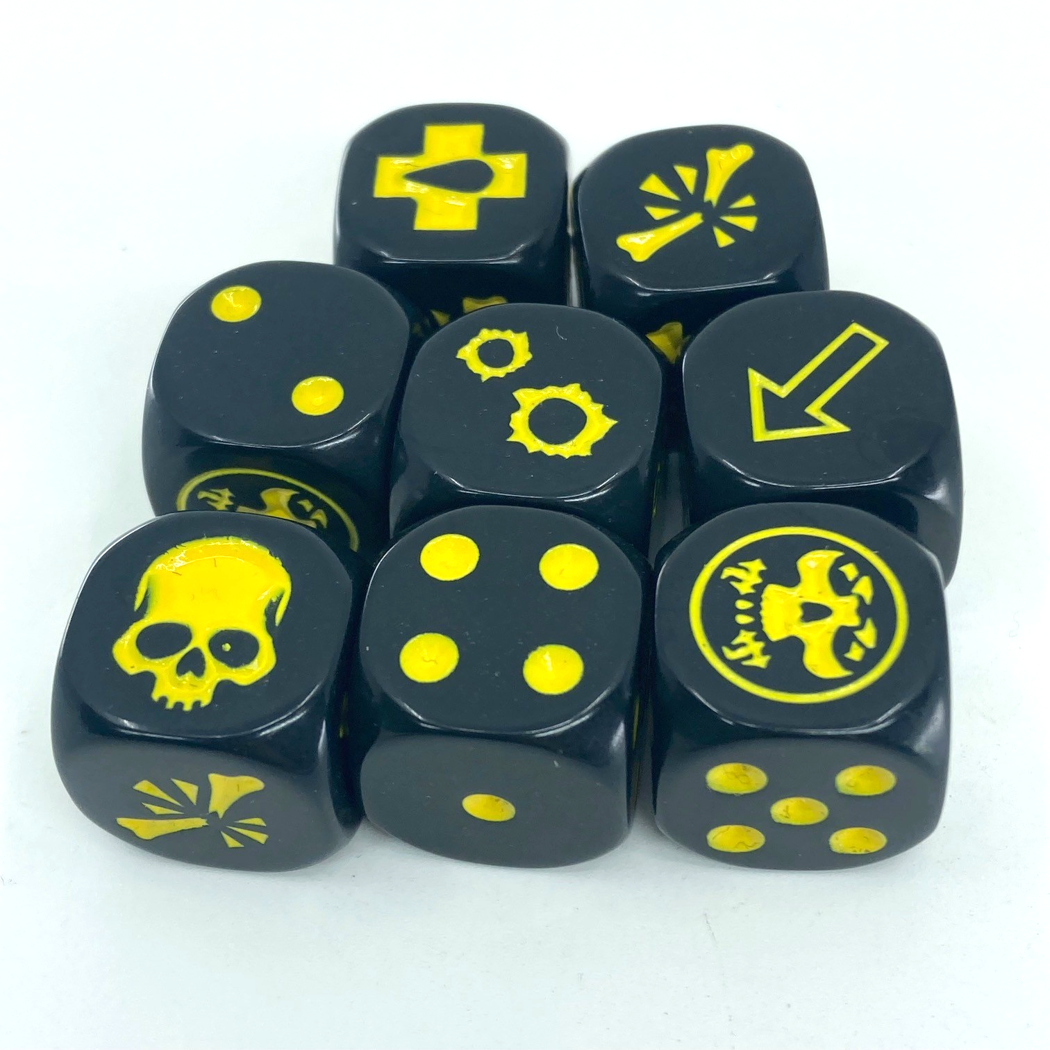 Necromunda Black Dice Set - Warhammer Necromunda Games Workshop X7294