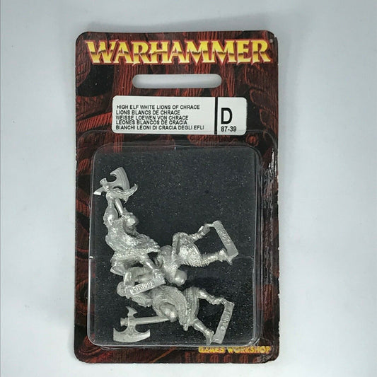 Metal High Elf Elves White Lions of Chrace Blister - Warhammer Fantasy C2099