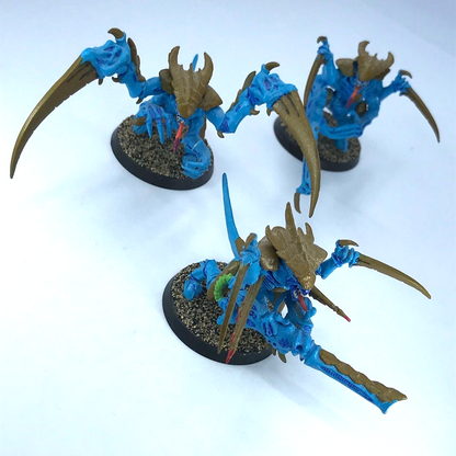 Classic Tyranid Warriors Trio - Painted - Warhammer 40K Games Workshop C166