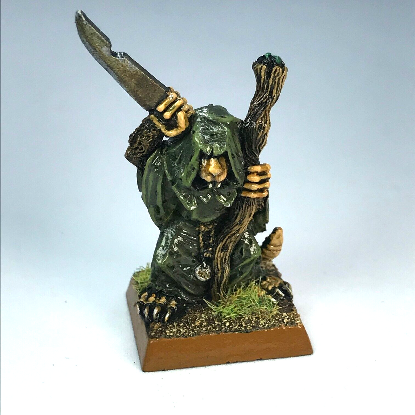 Classic Metal Skaven Plague Monk - Painted - Warhammer Fantasy X10714