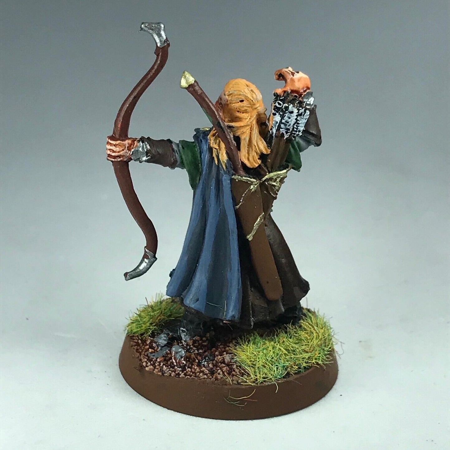 Metal Lothlorien Wood Elf Archer - Painted - Warhammer / Lord of the Rings X3303