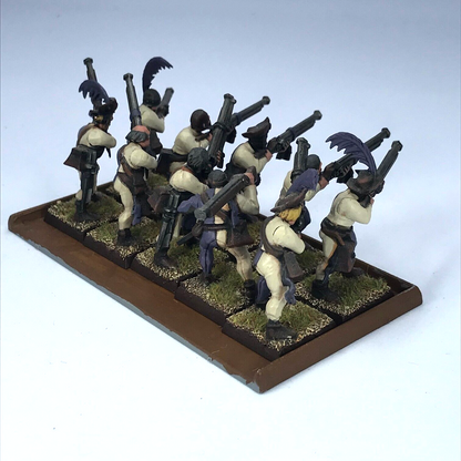 The Empire Handgunner Regiment & Tray - Warhammer Fantasy Classic Painted
