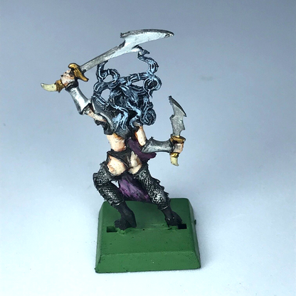Classic Metal Dark Elves Elf Witch Elf Warrior - Warhammer Fantasy X12185