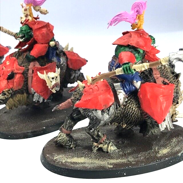 Orruk Warclans Gore-gruntas Boar Riders Painted - Warhammer Age of Sigmar BOX44