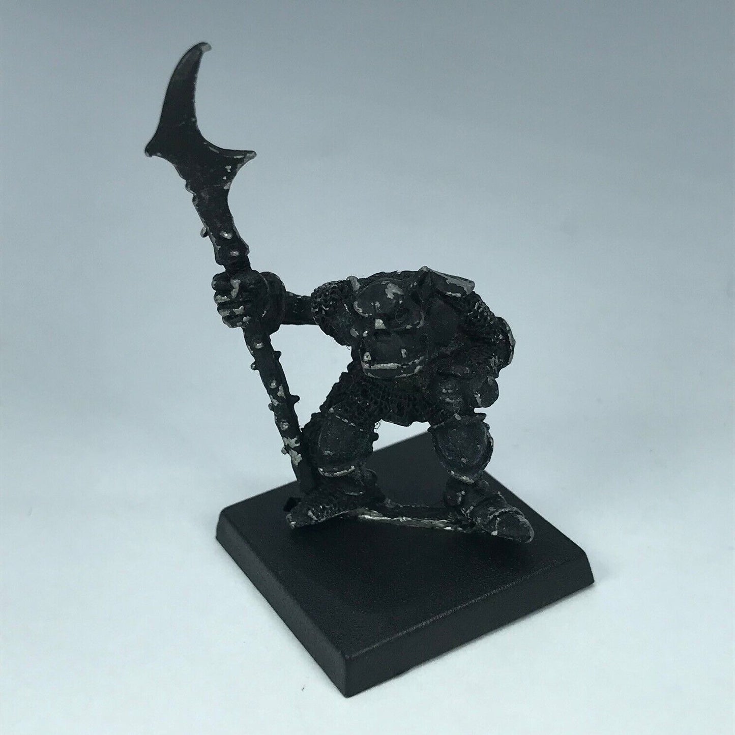 Metal Classic Orc with Spear Warrior Orcs Goblins - Warhammer Fantasy X9871