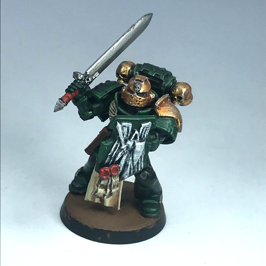 Dark Angels Veteran Champion Space Marines - Painted - Warhammer 40K X8853