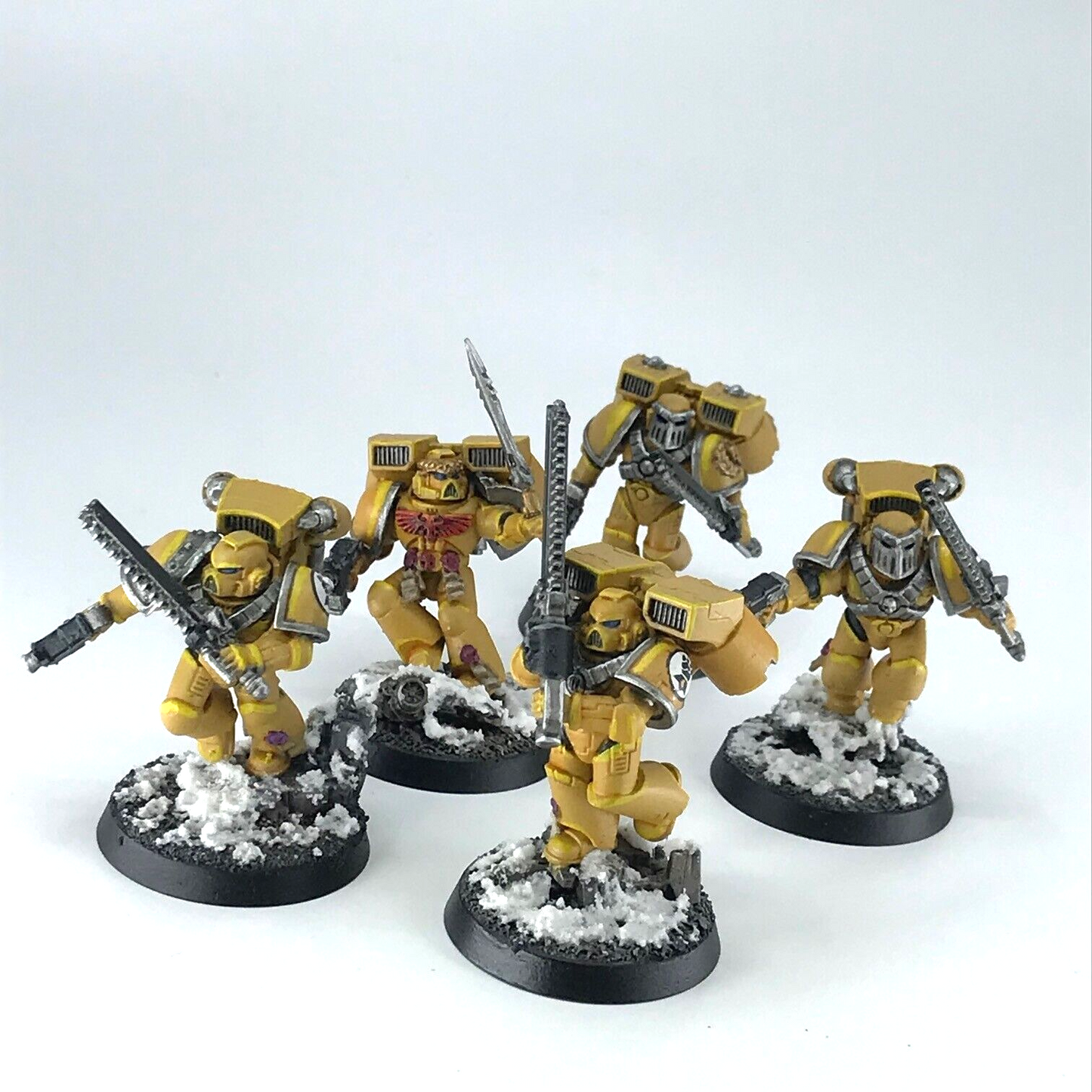 Imperial Fists Assault Marines Space Marines - Painted - GW Warhammer 40K C3234