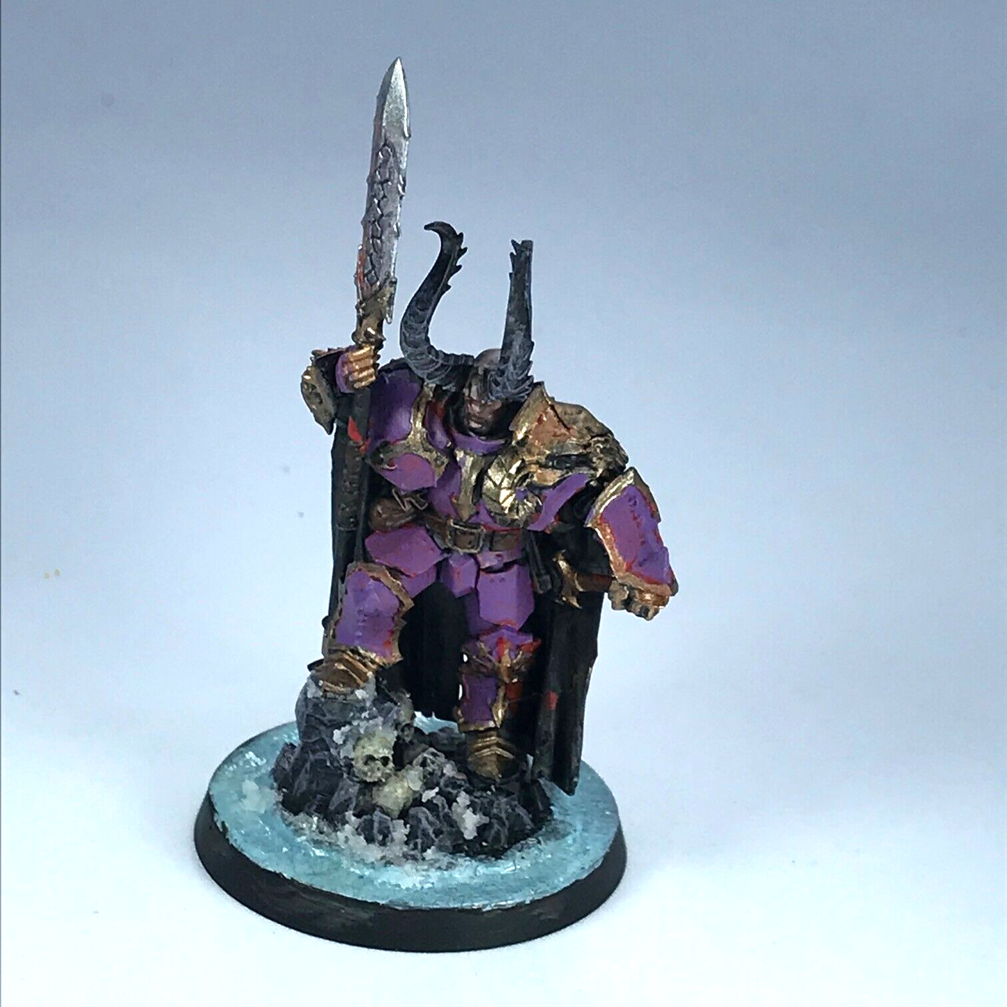 Chaos Lord Slaves to Darkness Chaos - Warhammer Age of Sigmar Painted C4086