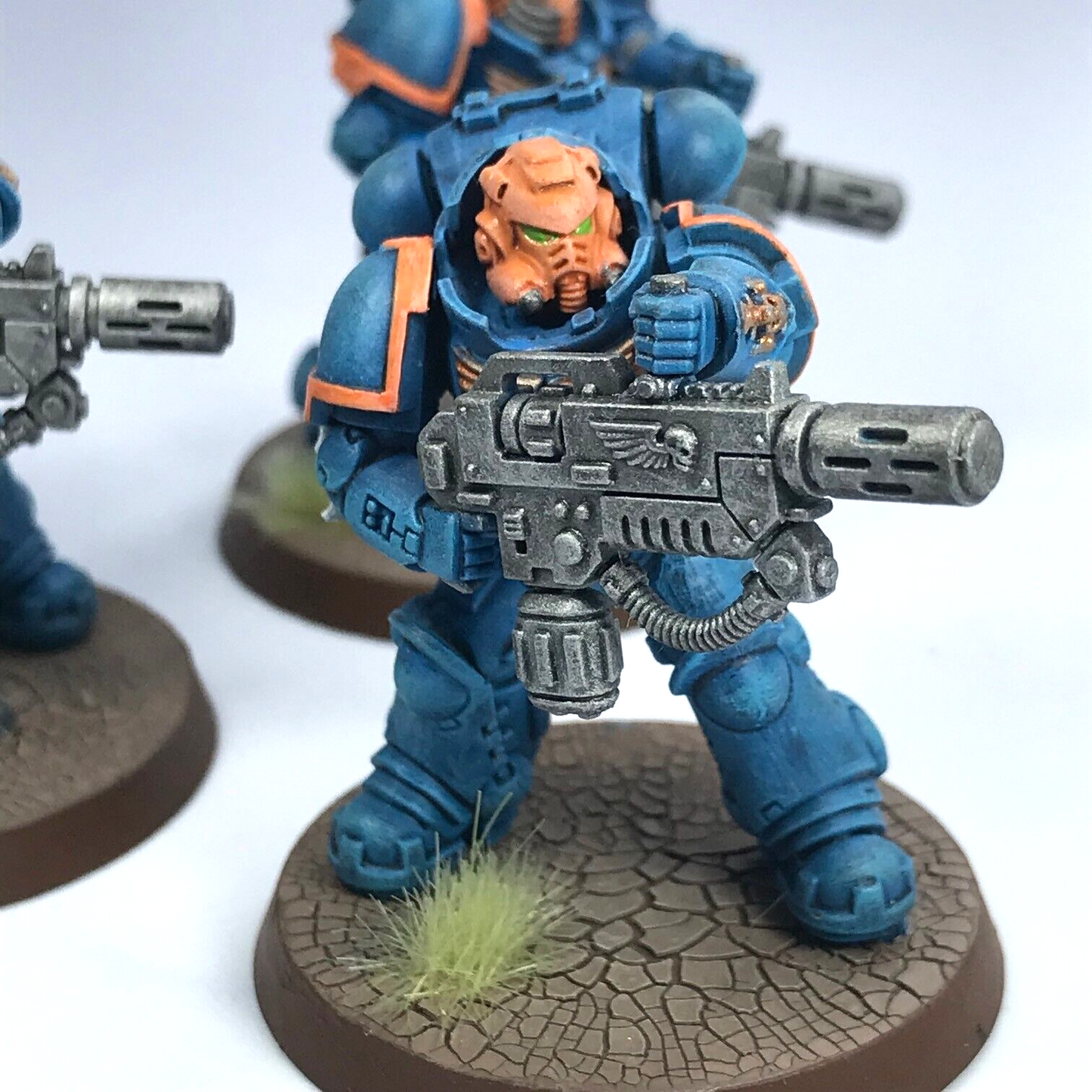 Space Marine Primaris Eradicators - Painted - Warhammer 40K C3350