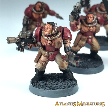 Painted Blood Angel Scout Squad Space Marine - Warhammer 40K C511