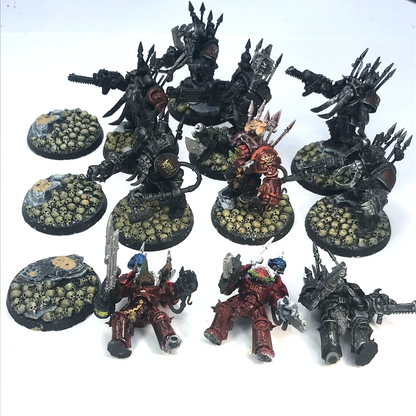 Chaos Space Marines Terminators Painted, Various Condition -Warhammer 40K C2733