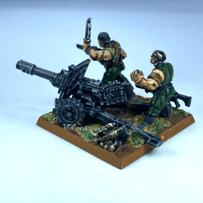 Imperial Guard Catachan Lascannon Team - Painted - Warhammer 40K C595