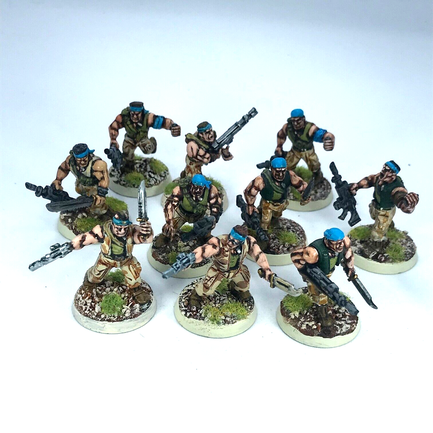 Imperial Guard Catachan Section Squad  - Painted - Warhammer 40K C1956