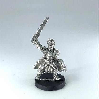 Imperial Guard Mordian Iron Guard Lieutenant Officer - Warhammer 40K Metal X113