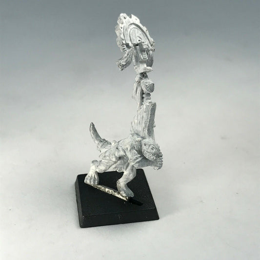 Metal Classic Skink Standard Bearer Lizardmen - Warhammer Fantasy X1875